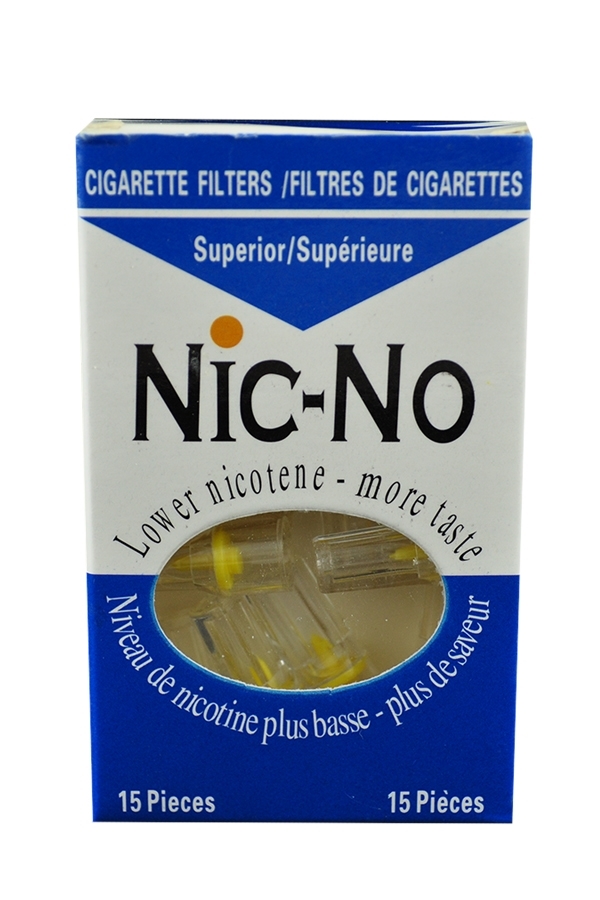 Vanpak Ltd.. Nic No Cigarette Filters (15pcs) 36 12