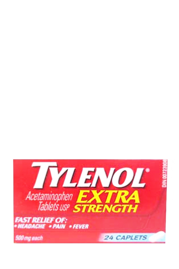 Picture of TYLENOL EXTRA STRENGTH CAPLETS 24s