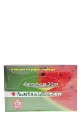 Picture of DRAGON FLY ROLLING PAPER WATERMELON 1 1/4 12S