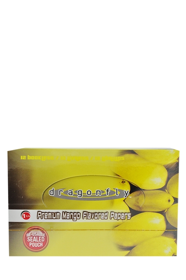 Picture of DRAGON FLY ROLLING PAPER MANGO 1 1/4 12S