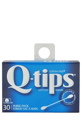 Picture of Q-TIPS 30 COTTON SWABS PURSE PACK