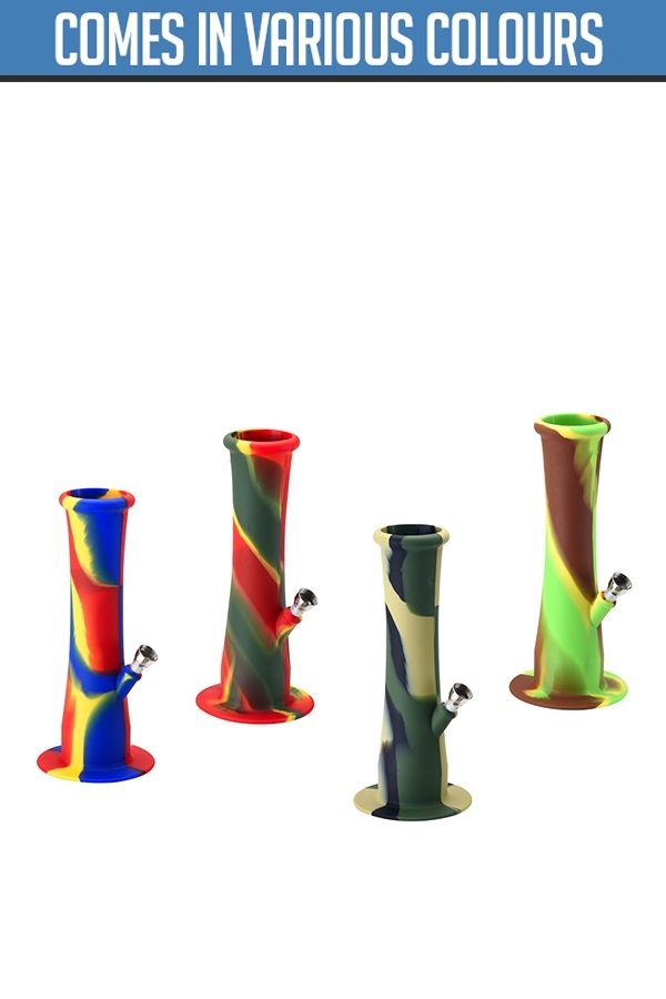 Picture of FOLDABLE SILICON PIPE 9 INCHES ASSORTED COLOURS