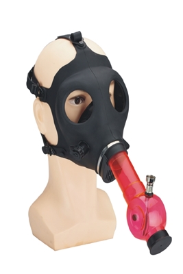 Picture of WEARABLE BLAKC MASK PIPE 8 INCHES