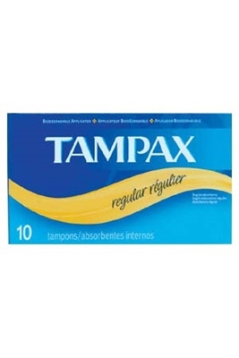 Picture of TAMPAX TAMPON REGULAR UNSCENTED