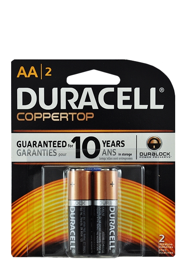 Picture of DURACELL BATTERY AA2 (COPPERTOP)