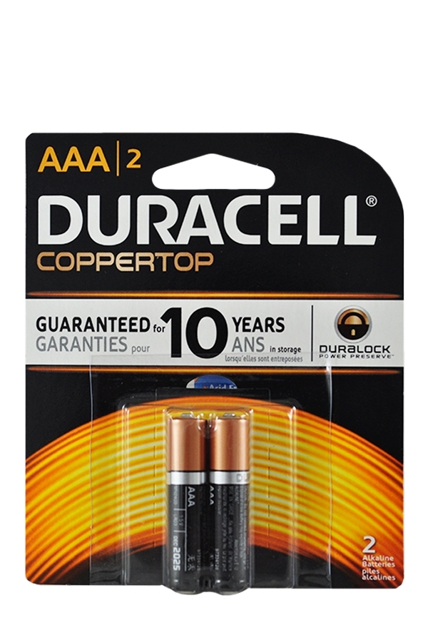 Picture of DURACELL BATTERY AAA2 (COPPERTOP)