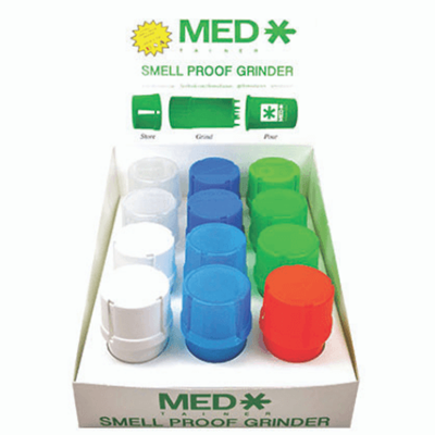 Picture of Medtainer Grinder 12-Piece Display Case Assorted Colors
