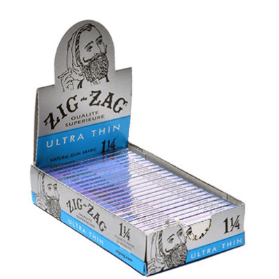 Picture of Zig Zag Ultra Thin 1 1/4 Cigarette Papers – 24 Pack Box