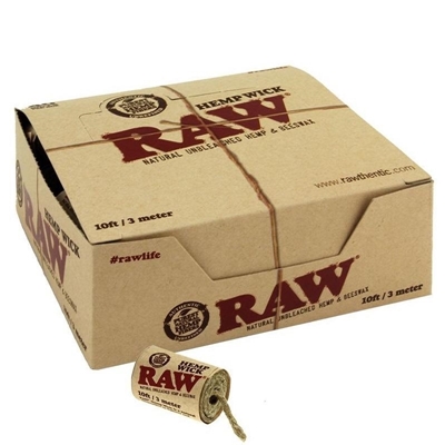 Picture of Raw Hemp Wick - 10ft/ 3 Meters - 40 Rolls Pack