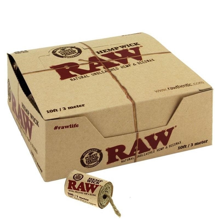 Picture of Raw Hemp Wick - 10ft/ 3 Meters - 40 Rolls Pack