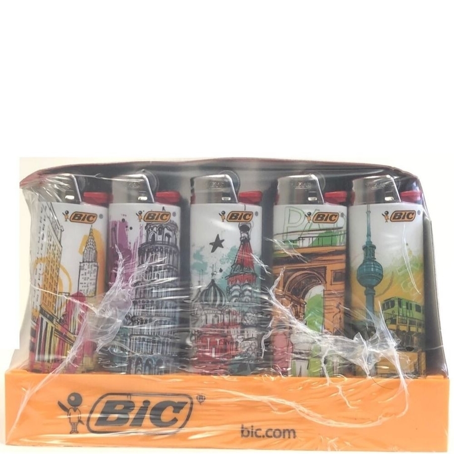 Picture of Bic Lighters Monuments Series - 50 Pcs Display Case