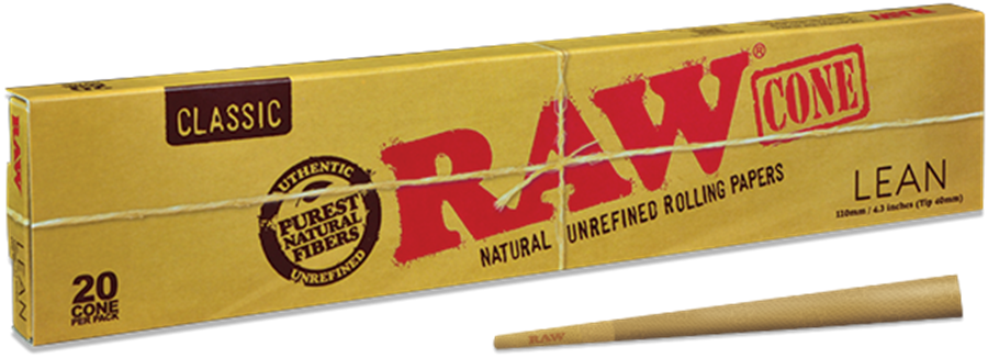 Picture of RAW Classic Cones Lean - 20 Pack Box