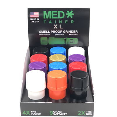 Picture of Medtainer XL Grinder Assorted Colors - 12 Pcs