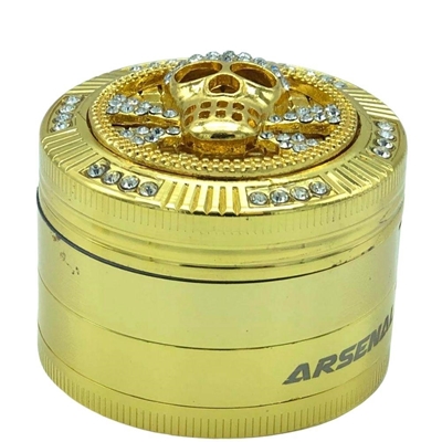 Picture of Grinder Gold Encrusted 52mm 4-Piece