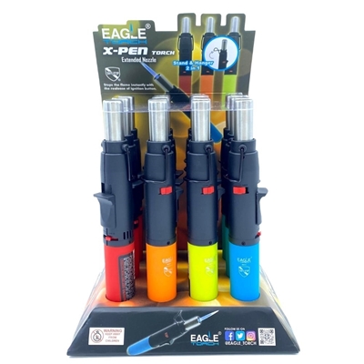 Picture of Eagle 8" X-Pen Torch With Extended Nozzle - 12 Pack