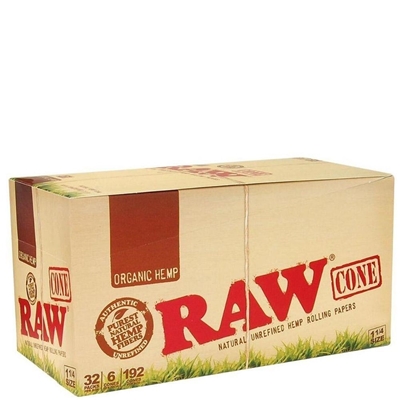 Picture of RAW Organic Cones  1 1/4 -- 32/6/192