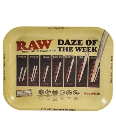 Picture of RAW Daze Of The Week Rolling Tray - Large