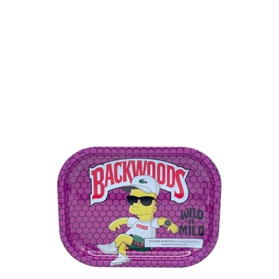 Picture of Small Metal Rolling Tray-Wild N Mild Backwoods