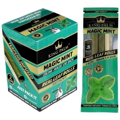 Picture of King Palm 2 Slim Rolls Magic Mint- 20 Pack