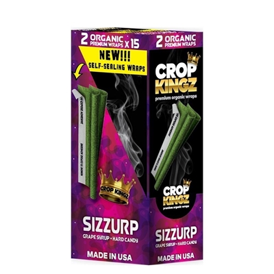 Picture of CROP KINGZ ORGANIC WRAPS 15'S -SIZZURP