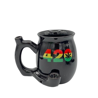 Picture of 420 Rasta Colors Pipe Mug - Small