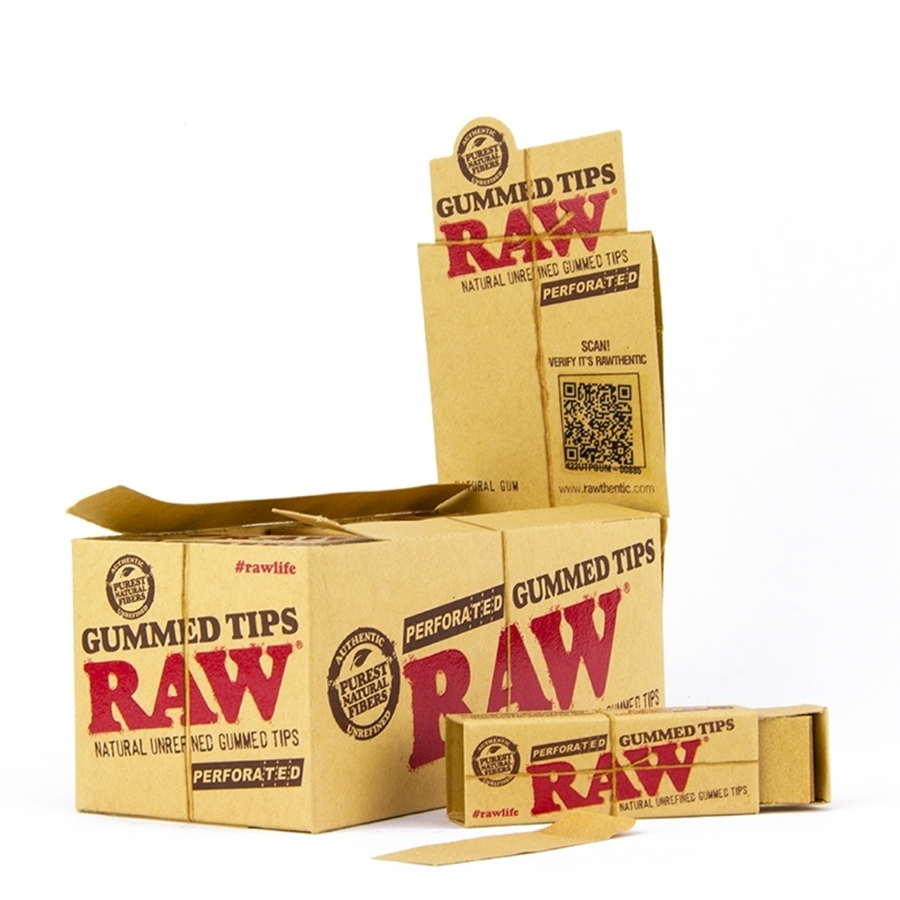 Picture of Raw Perforated Gummed Tips 24's