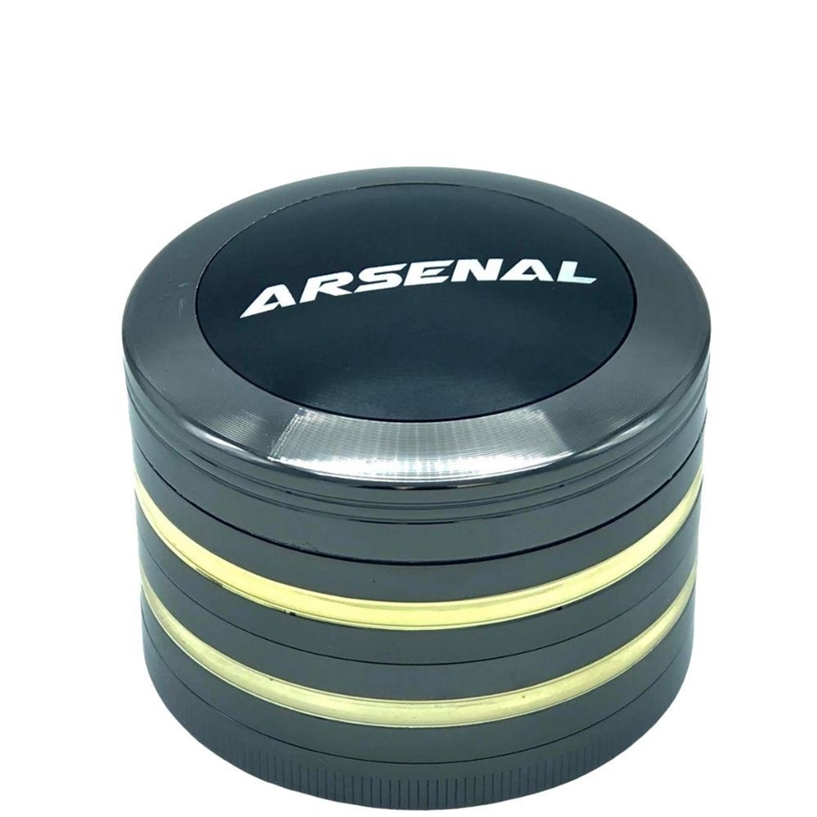 Picture of Arsenal Chrome 63mm 4-Piece Grinder