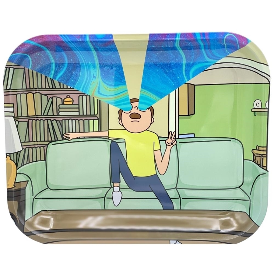 Picture of Large Metal Rolling Tray- Mortyfied