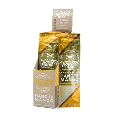 Picture of TWISTED HEMP WRAP HANG 10 MANGO-15 PACK