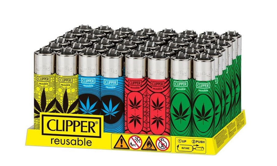 Picture of Clipper Colored Leaves Lighters - 48ct