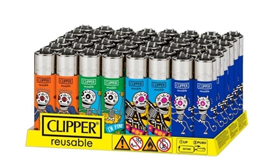 Picture of Clipper Skulls Lighters - 48ct
