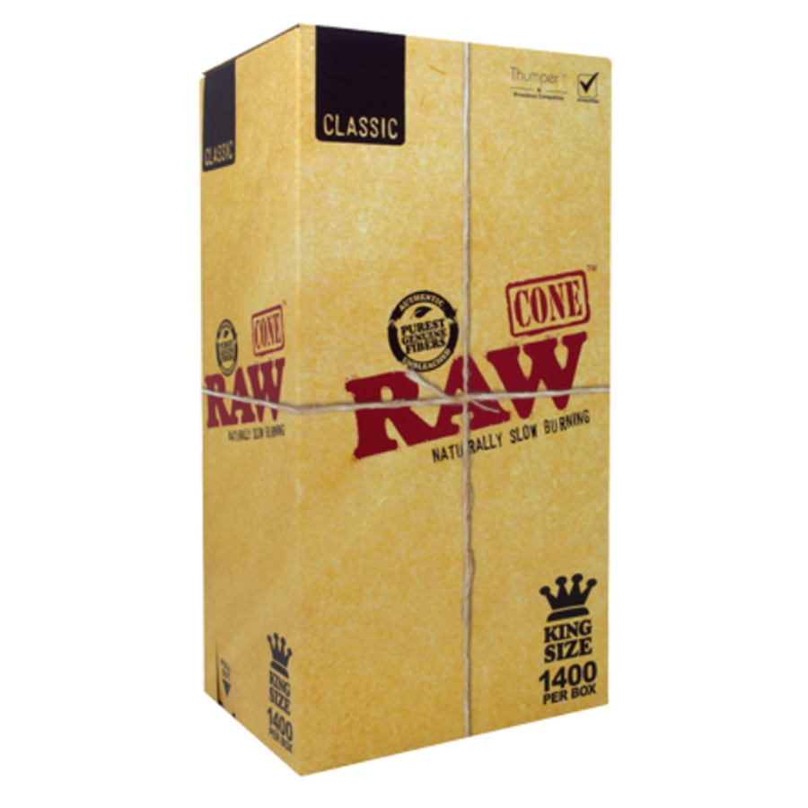 Picture of Raw Classic King Size Bulk Cones - 1400ct