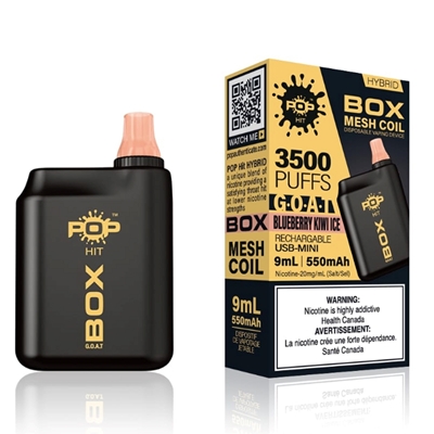 Picture of Pop Hybrid Box G.O.A.T 3500 Puff Rechargeable Vape Device - 5ct