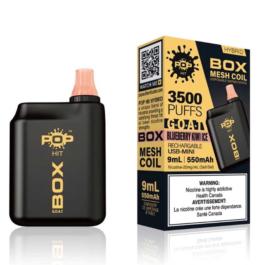 Picture of Stamped Pop Hybrid Box G.O.A.T 3500 Puff Rechargeable Vape Device - 5ct